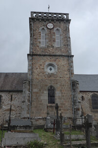 2023 09 18 De Champeaux à Saint-Quentin-sur-le-Homme, IMG_5837 L’église Saint-Jean-Baptiste à Saint-Jean-le-Thomas